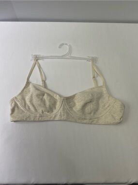 Aerie Cream Wireless Seamless Bralette - Women Intimates size M
